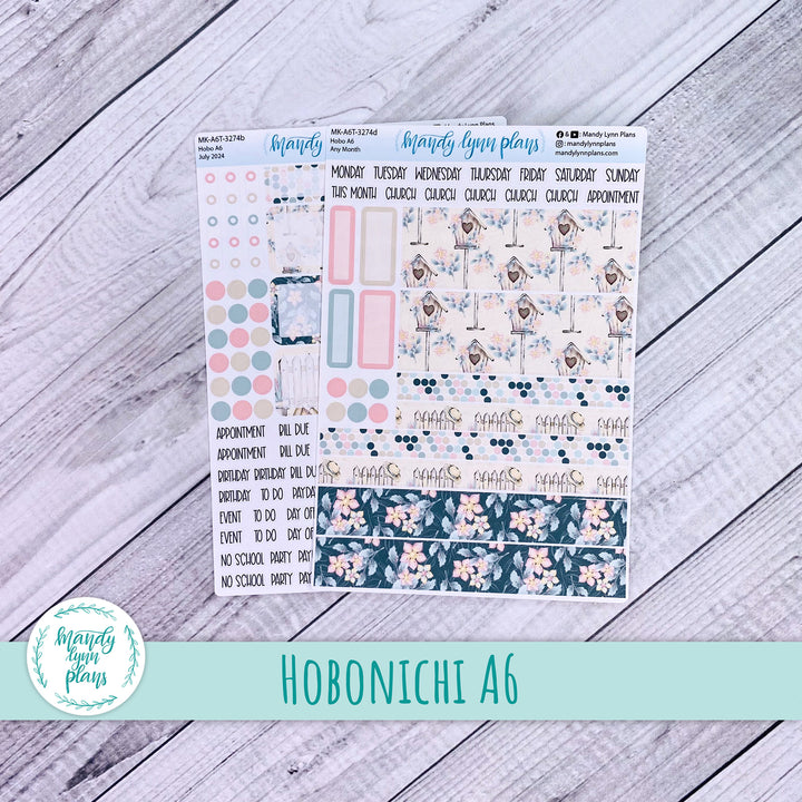 Any Month Hobonichi A6 Monthly Kit || Sunny Garden || MK-A6T-3274