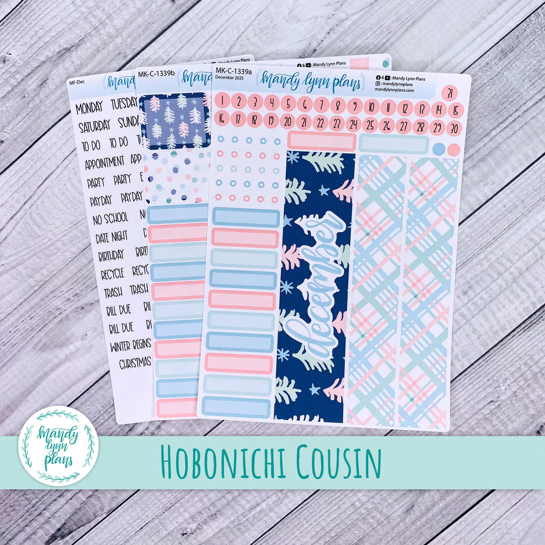 Hobonichi Cousin December 2025 Monthly || Winter Cheer || MK-C-1339