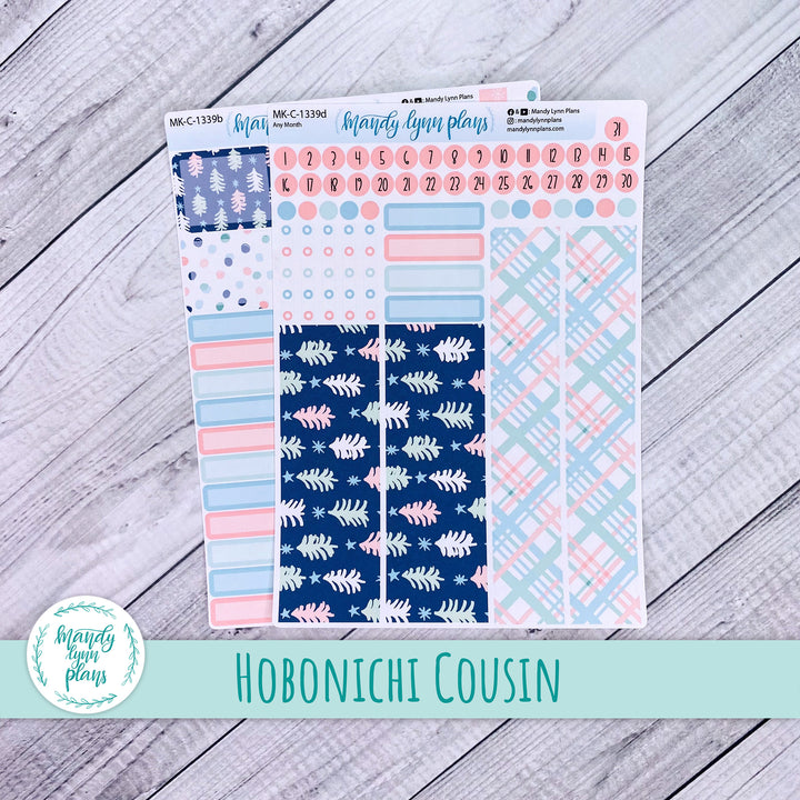 Any Month Hobonichi Cousin Monthly Kit || Winter Cheer || MK-C-1339