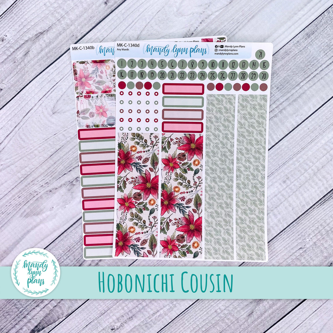 Any Month Hobonichi Cousin Monthly Kit || Old Fashioned Christmas || MK-C-1340