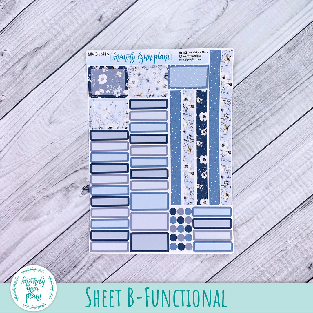 Any Month Hobonichi Cousin Monthly Kit || Winter Blues || MK-C-1341