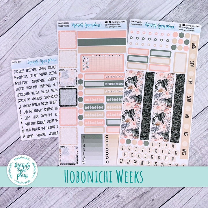 Hobonichi Weeks Weekly Kit || Hibiscus Blooms || WK-W-2272