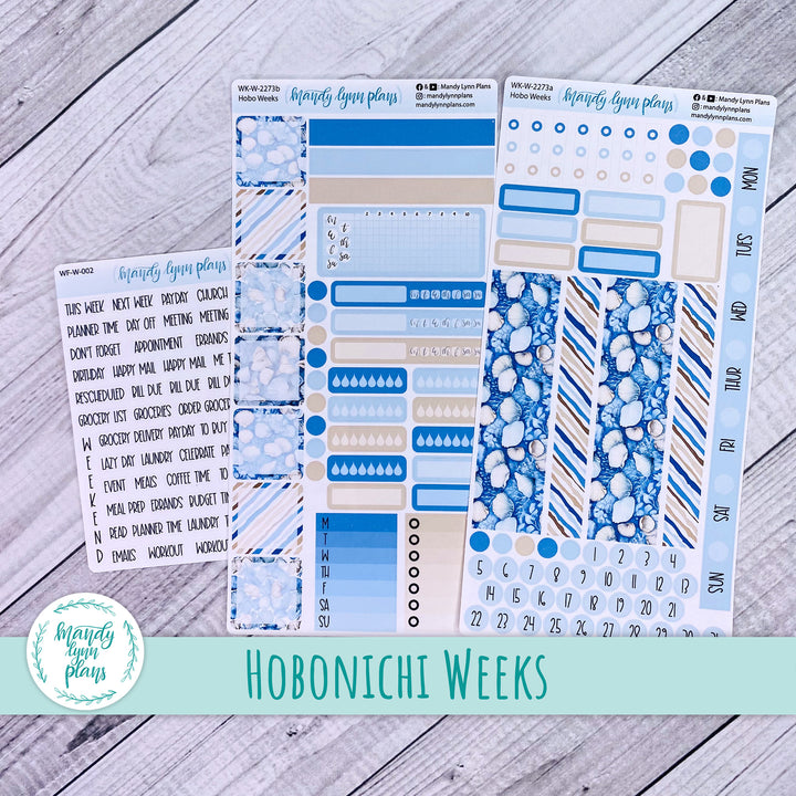 Hobonichi Weeks Weekly Kit || Seashells || WK-W-2273