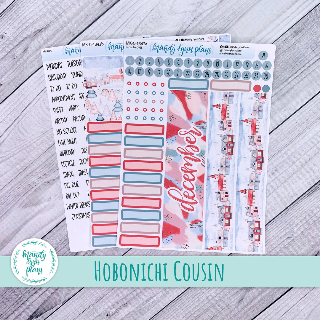 Hobonichi Cousin December 2025 Monthly || Snow Day || MK-C-1342