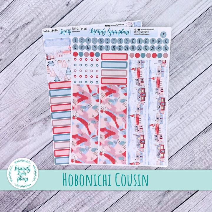 Any Month Hobonichi Cousin Monthly Kit || Snow Day || MK-C-1342