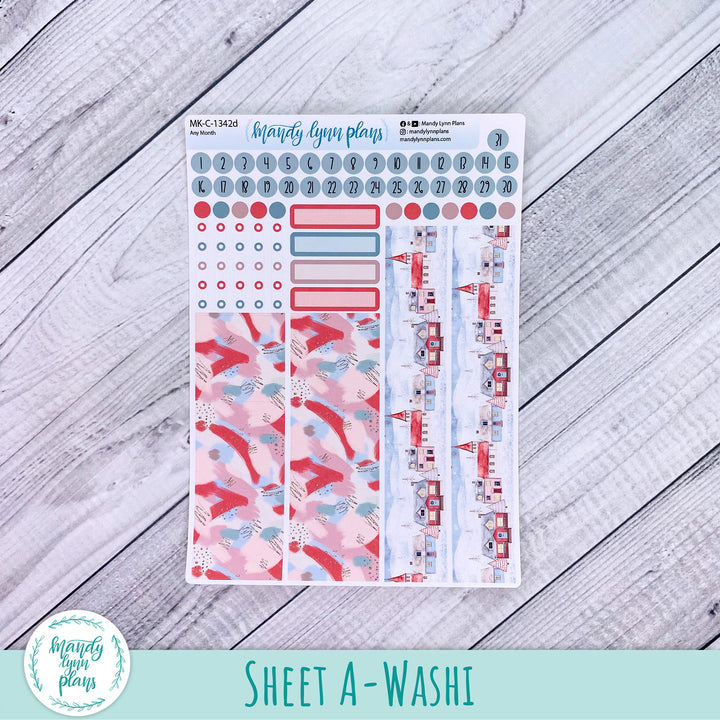 Any Month Hobonichi Cousin Monthly Kit || Snow Day || MK-C-1342