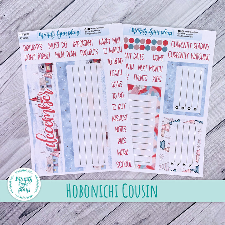December Hobonichi Cousin Dashboard || Snow Day || R-1342