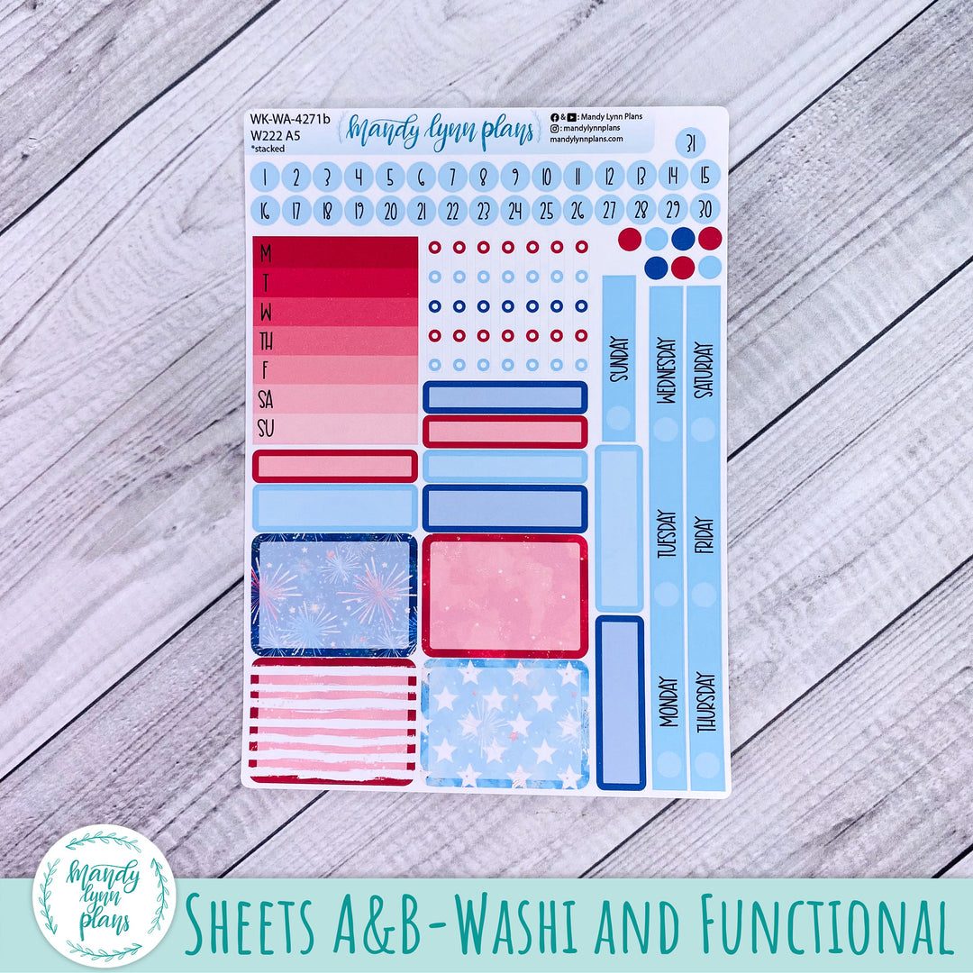 Wonderland 222 Weekly Kit || Stars and Stripes || 271