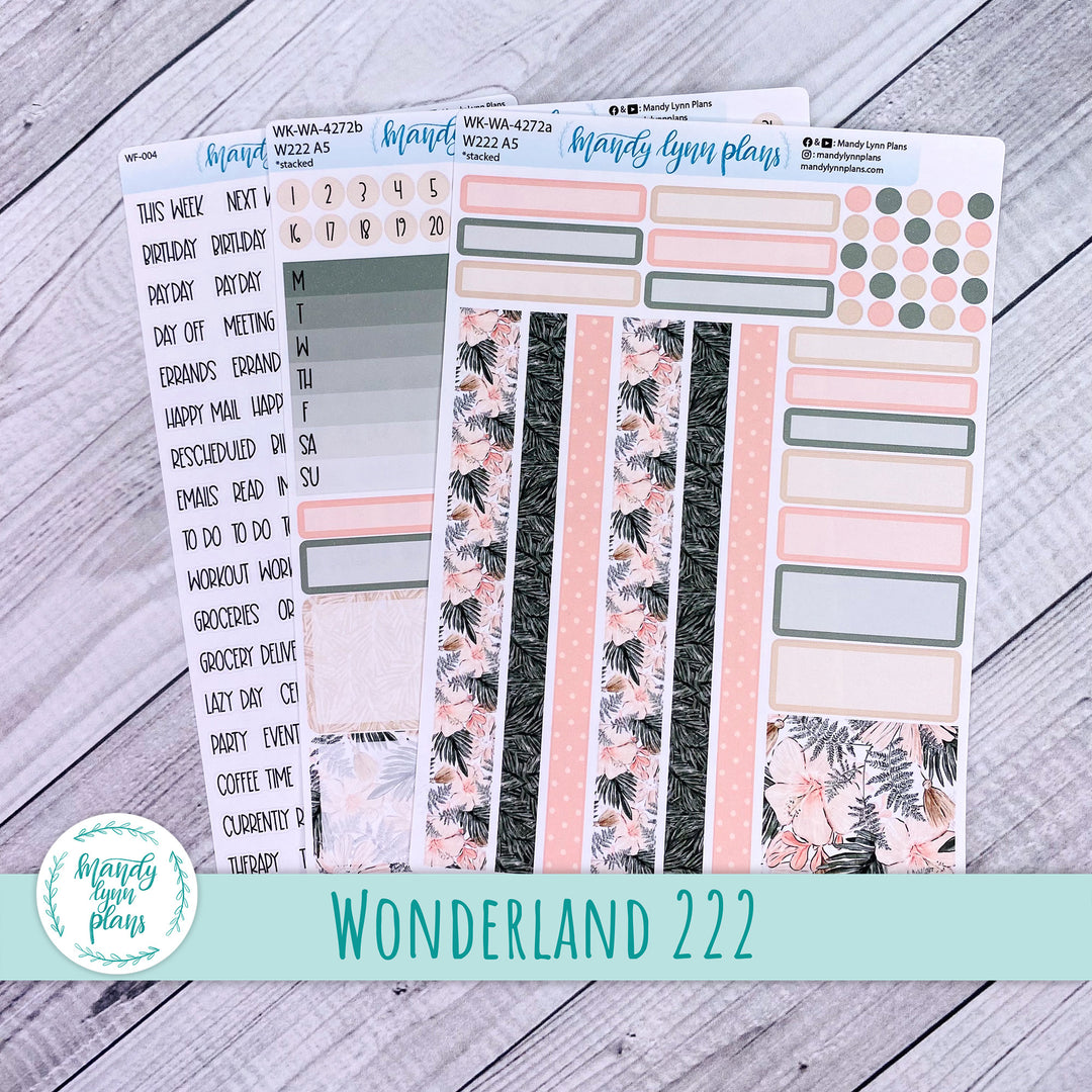 Wonderland 222 Weekly Kit || Hibiscus Blooms || 272