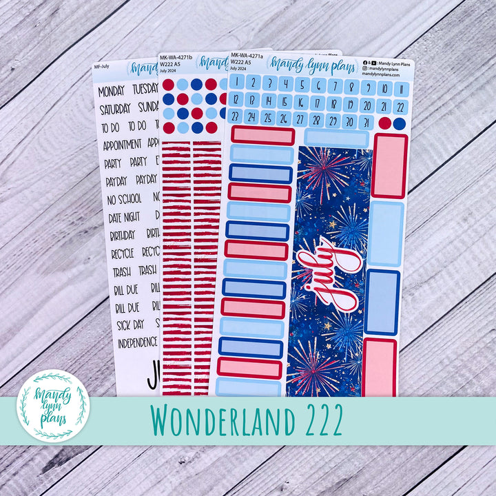 Wonderland 222 July 2024 Monthly Kit || Stars and Stripes || 271