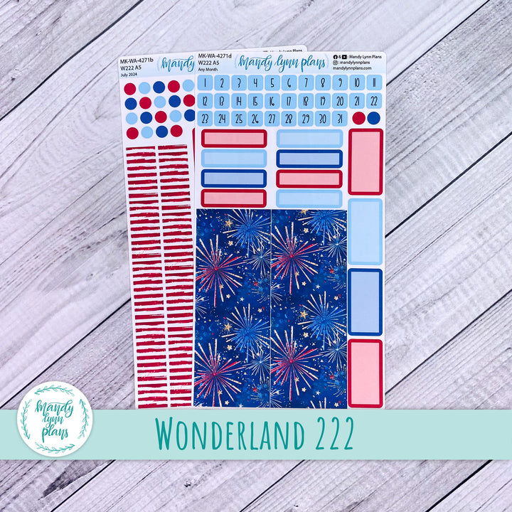 2024 Any Month Wonderland 222 Monthly Kit || Stars and Stripes || 271