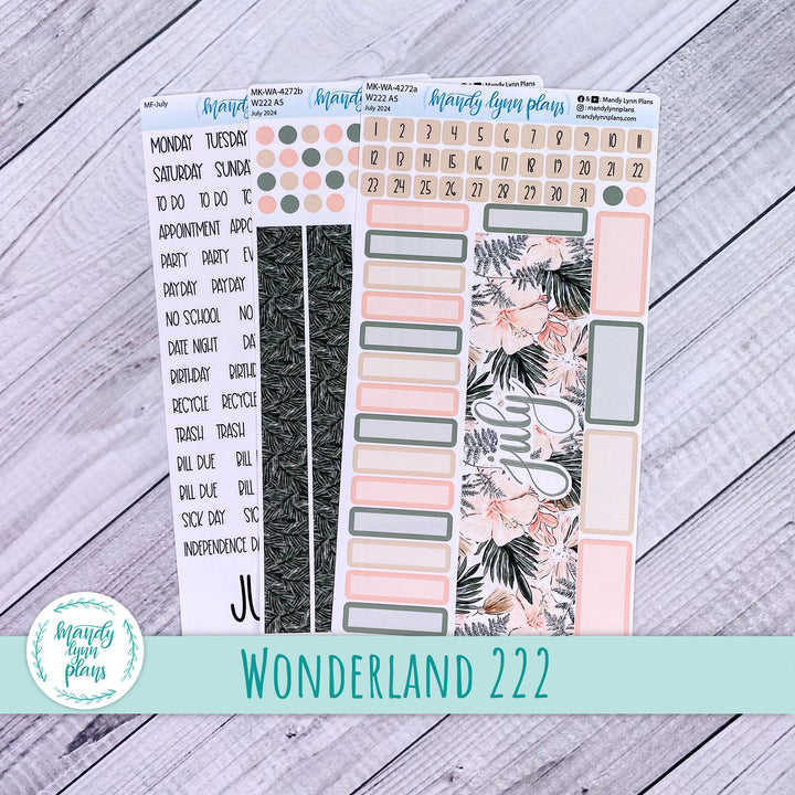 Wonderland 222 July 2024 Monthly Kit || Hibiscus Blooms || 272