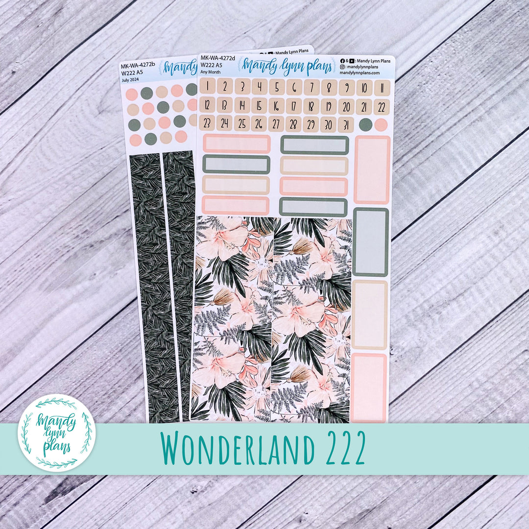 Any Month Hobonichi Weeks Monthly Kit || Hibiscus Blooms || MK-W-2272