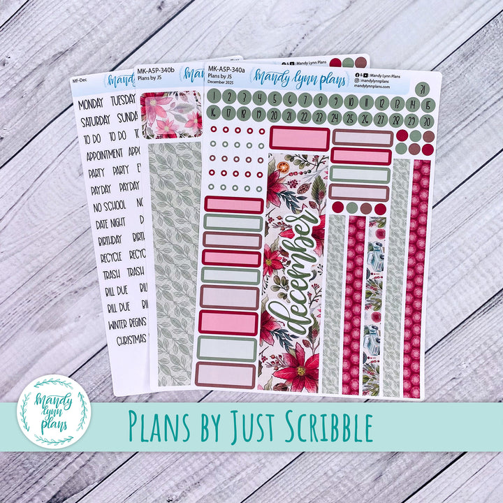 December 2025 Plans by Just Scribble Monthly || Old Fashioned Christmas || MK-A5P-340