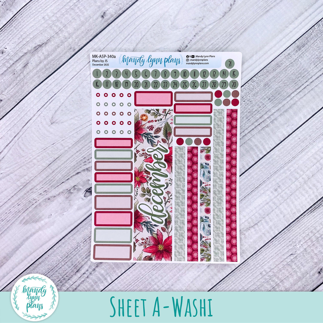 December 2025 Plans by Just Scribble Monthly || Old Fashioned Christmas || MK-A5P-340