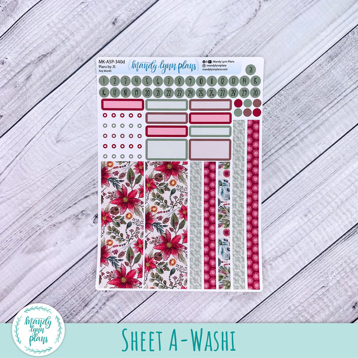 Any Month Plans by Just Scribble Monthly Kit || Old Fashioned Christmas || MK-A5P-340