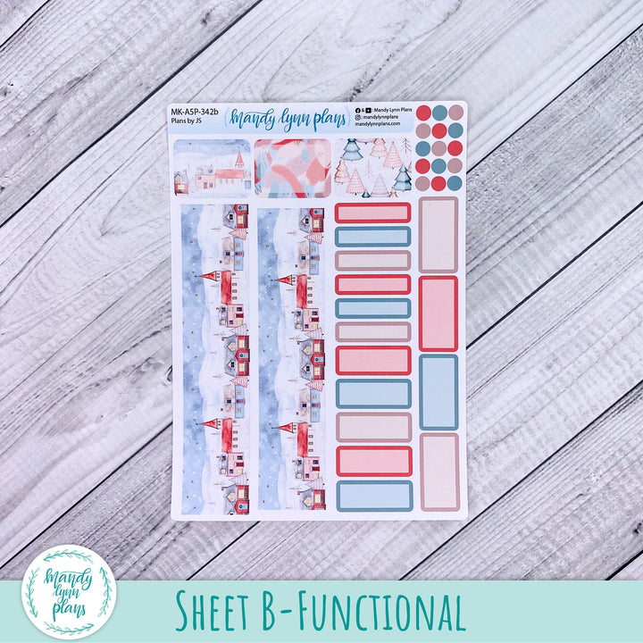 Any Month Plans by Just Scribble Monthly Kit || Snow Day || MK-A5P-342