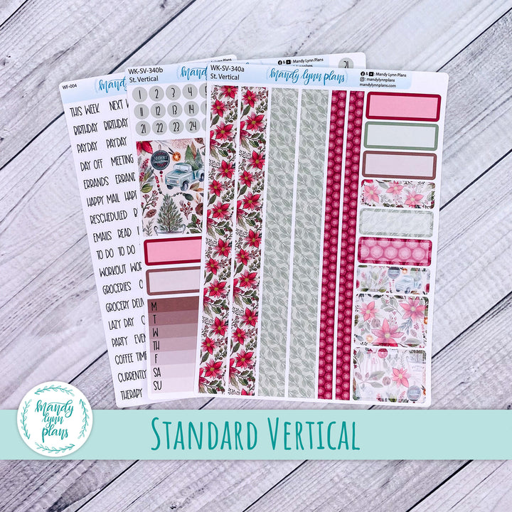 Standard Vertical Weekly Kit || Old Fashioned Christmas || WK-SV-340