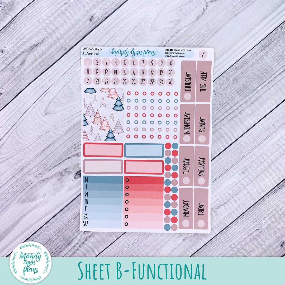 Standard Vertical Weekly Kit || Snow Day || WK-SV-342