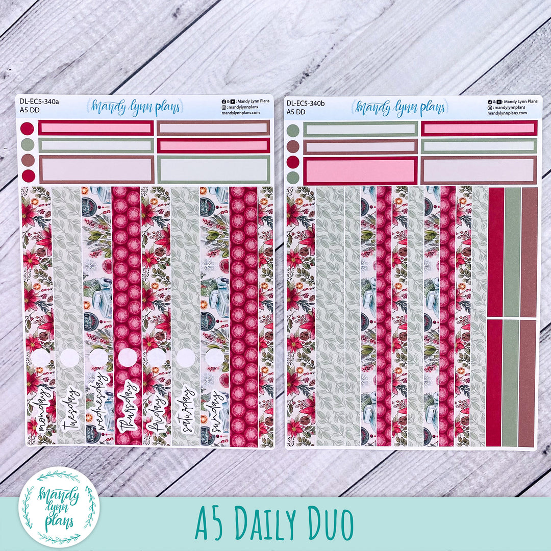EC A5 Daily Duo Kit || Old Fashioned Christmas || DL-EC5-340