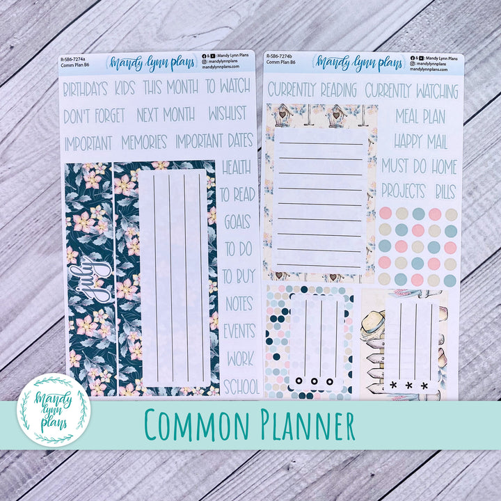 July Common Planner Dashboard || Sunny Garden || 274