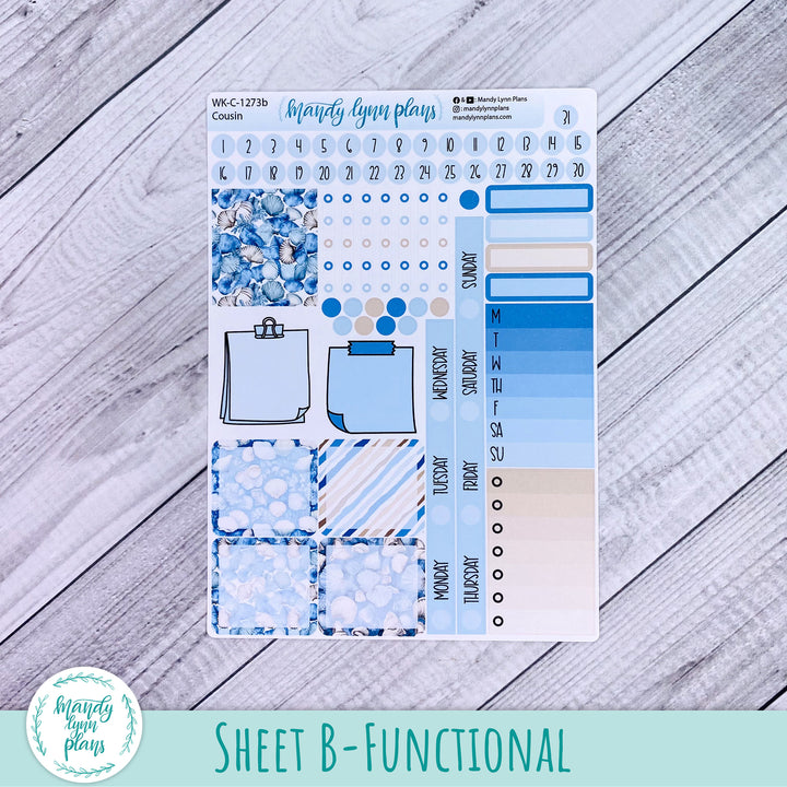 Hobonichi Cousin Weekly Kit || Seashells || WK-C-1273