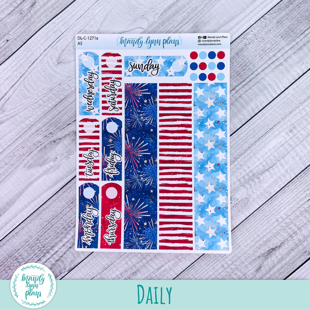 A5 Daily Kit || Stars and Stripes || DL-C-1271