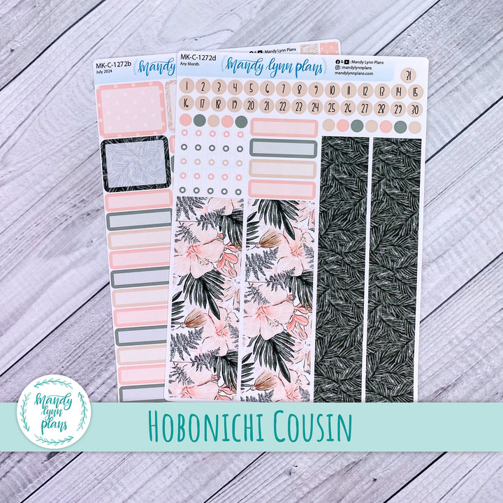 Any Month Hobonichi Cousin Monthly Kit || Hibiscus Blooms || MK-C-1272