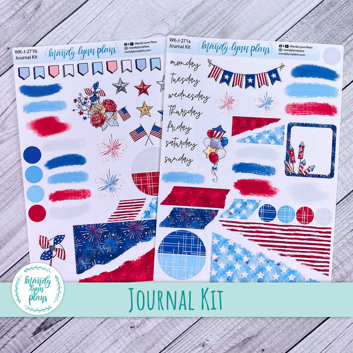 Stars and Stripes Journal Kit || WK-J-271