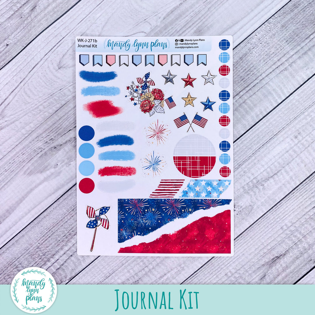 Stars and Stripes Journal Kit || WK-J-271