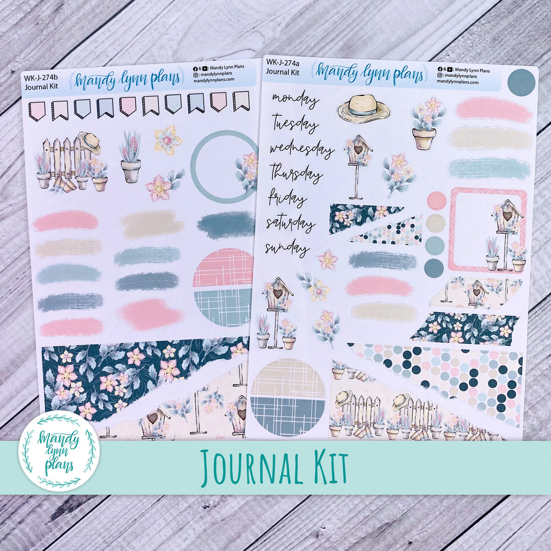 Sunny Garden Journal Kit || WK-J-274