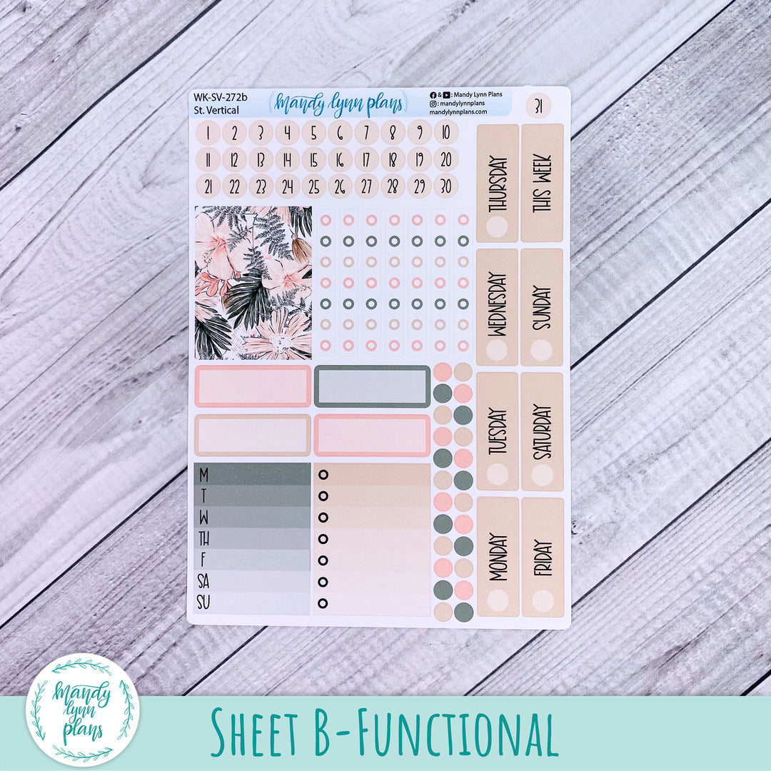 Standard Vertical Weekly Kit || Hibiscus Blooms || WK-SV-272