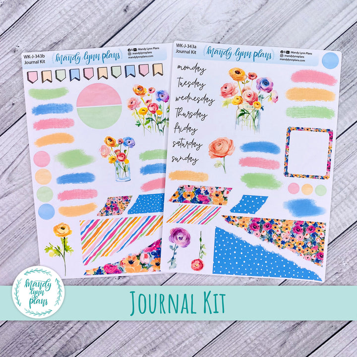 Ranunculus Journal Kit || WK-J-343