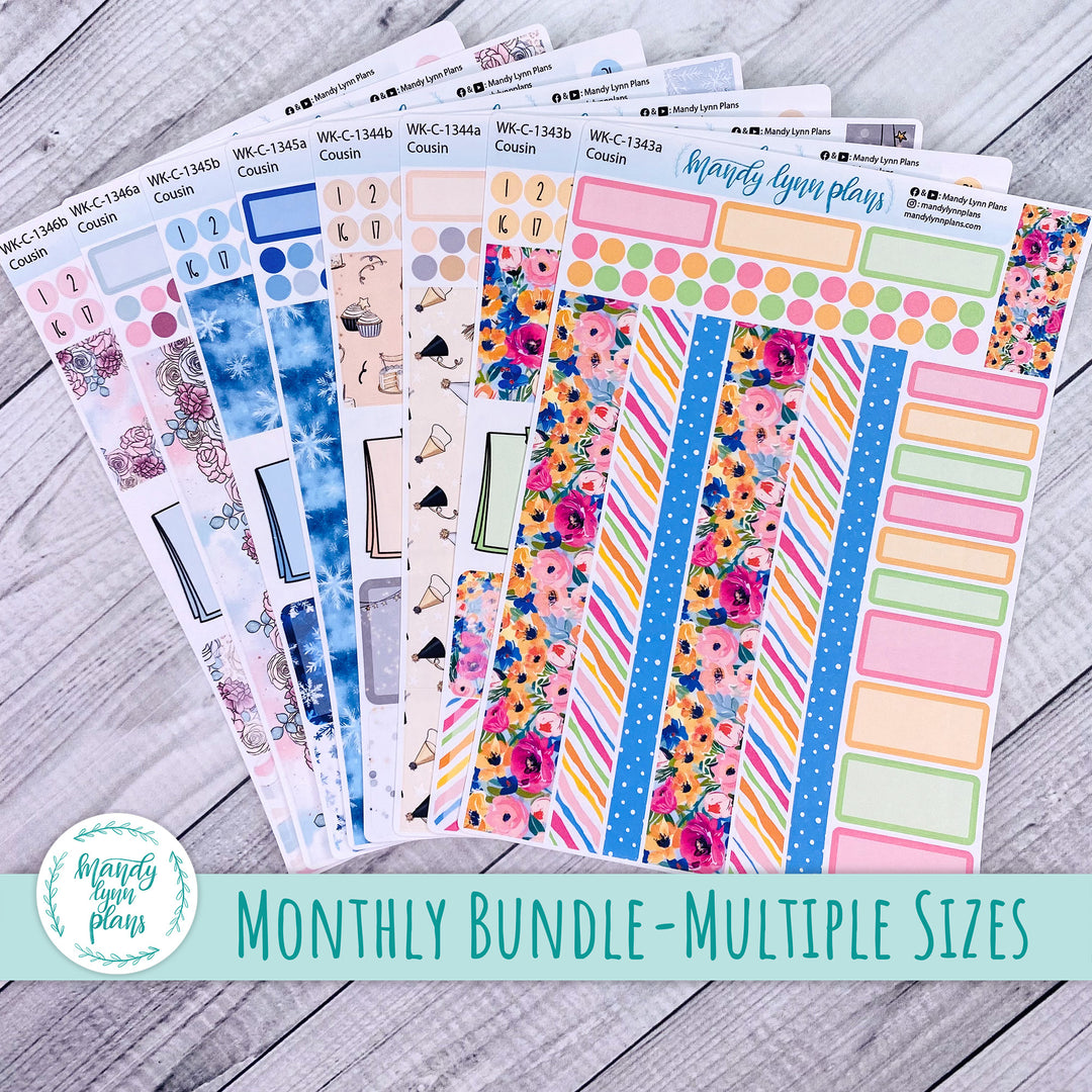 January 2026 Monthly Bundle - Weekly Kits