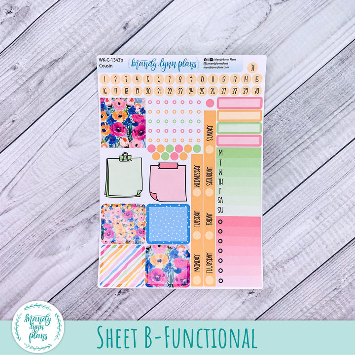 Weekly Kit || Hobonichi Cousin and Weeks || Ranunculus || 343