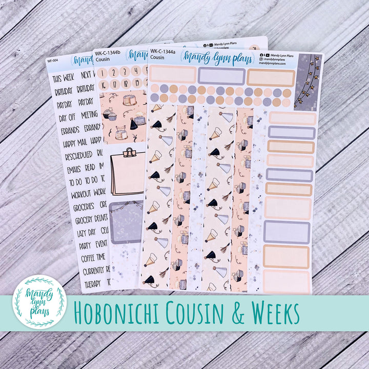 Weekly Kit || Hobonichi Cousin and Weeks || Time to Party || 344