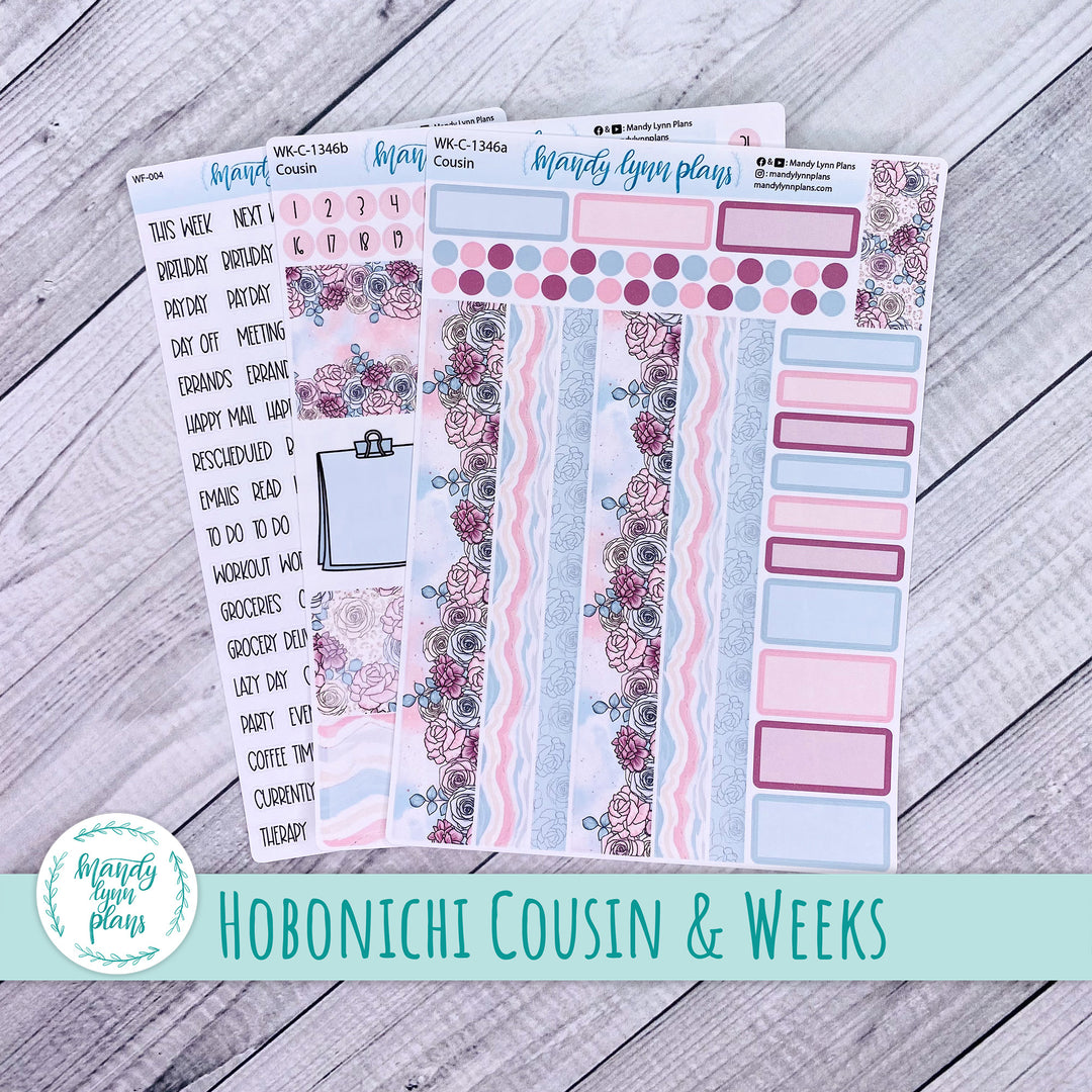 Weekly Kit || Hobonichi Cousin and Weeks || Pretty Pastels || 346