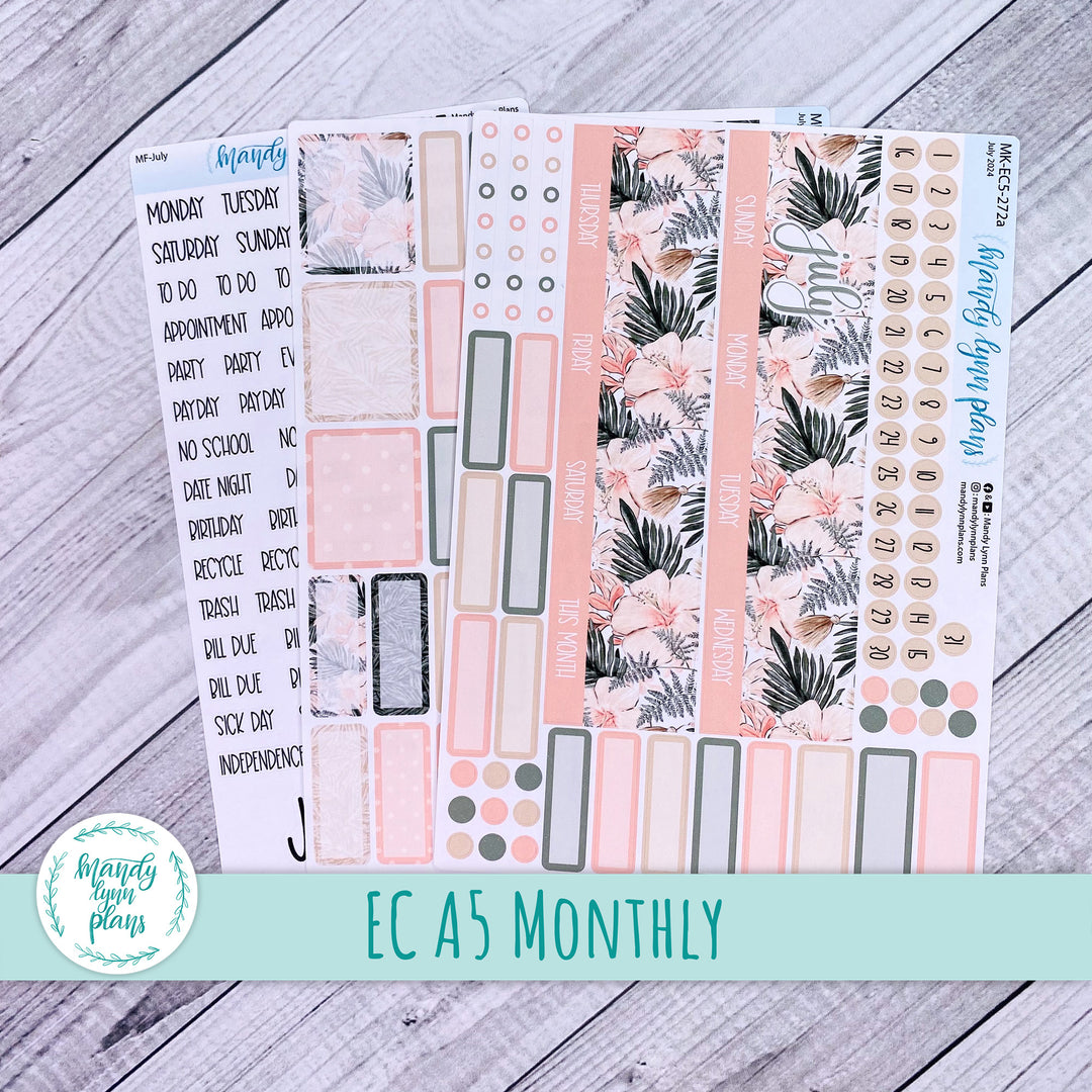 EC A5 July Monthly Kit || Hibiscus Blooms || MK-EC5-272