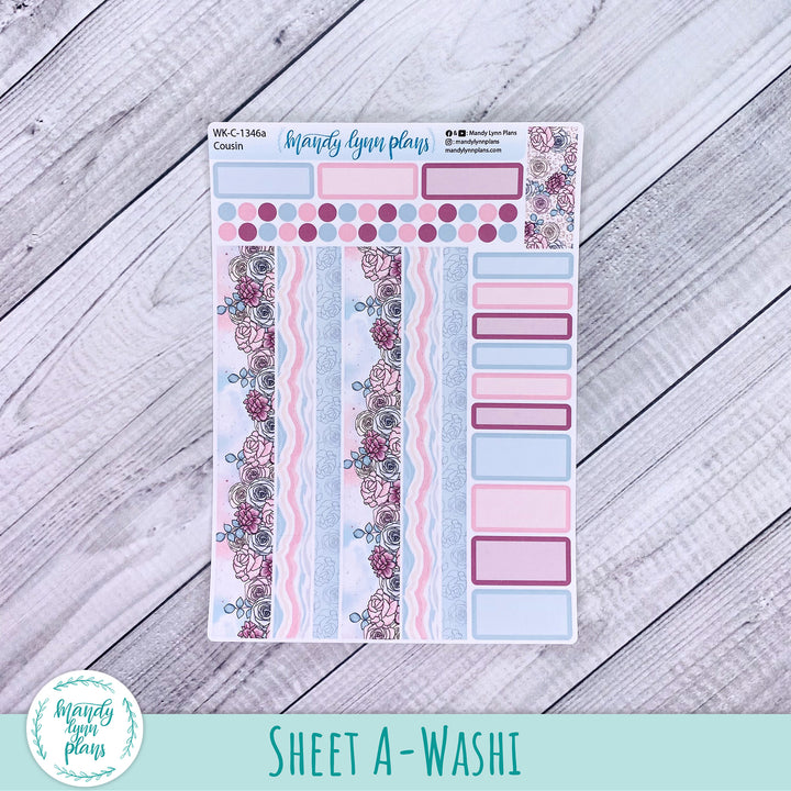 Weekly Kit || Hobonichi Cousin and Weeks || Pretty Pastels || 346