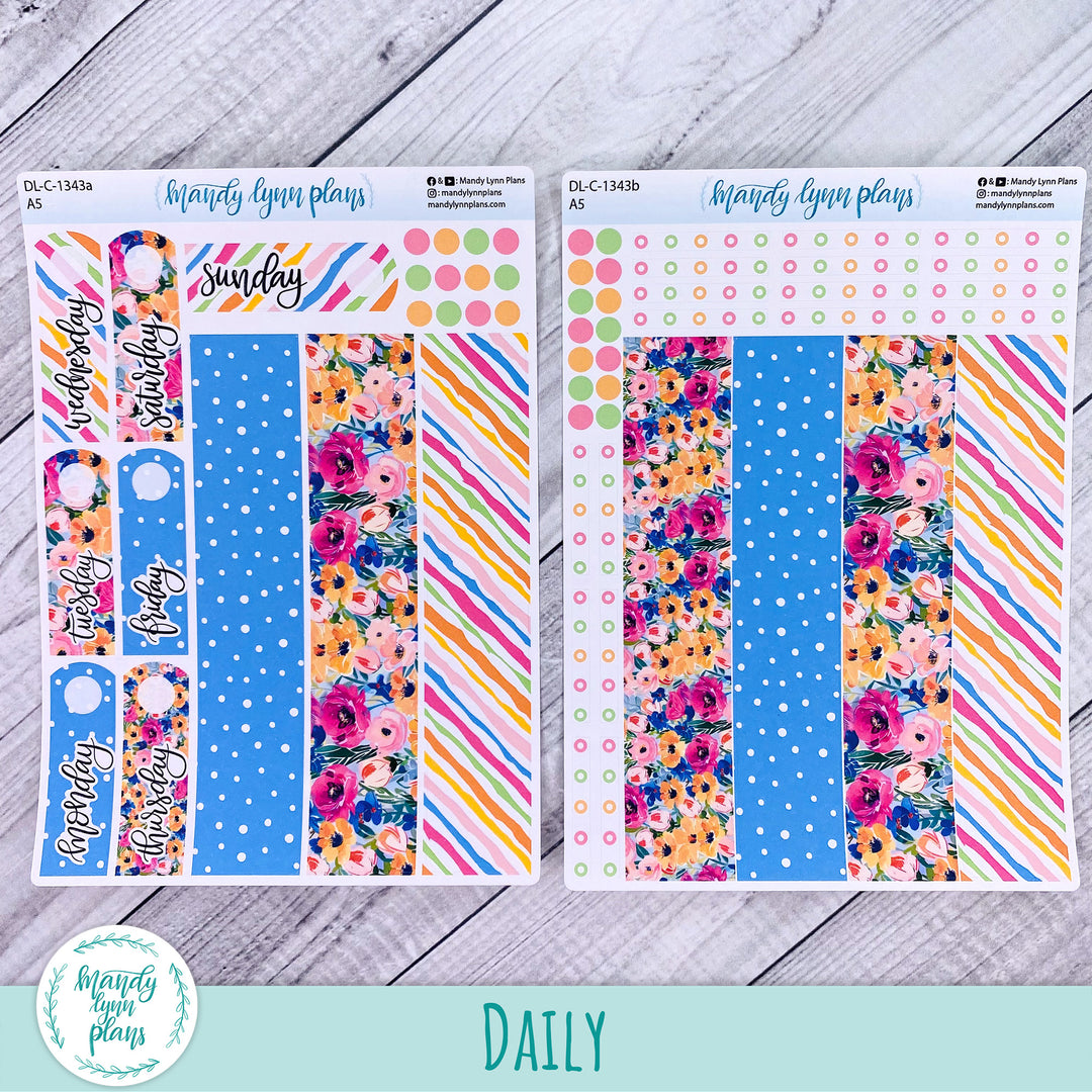 Daily Kit || A5, B6, A6 || Ranunculus || 343