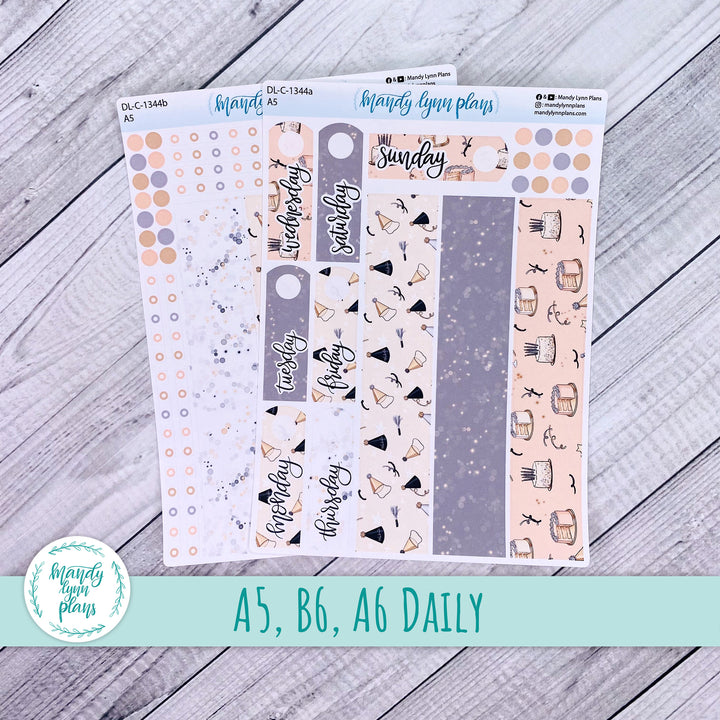 Daily Kit || A5, B6, A6 || Time to Party || 344