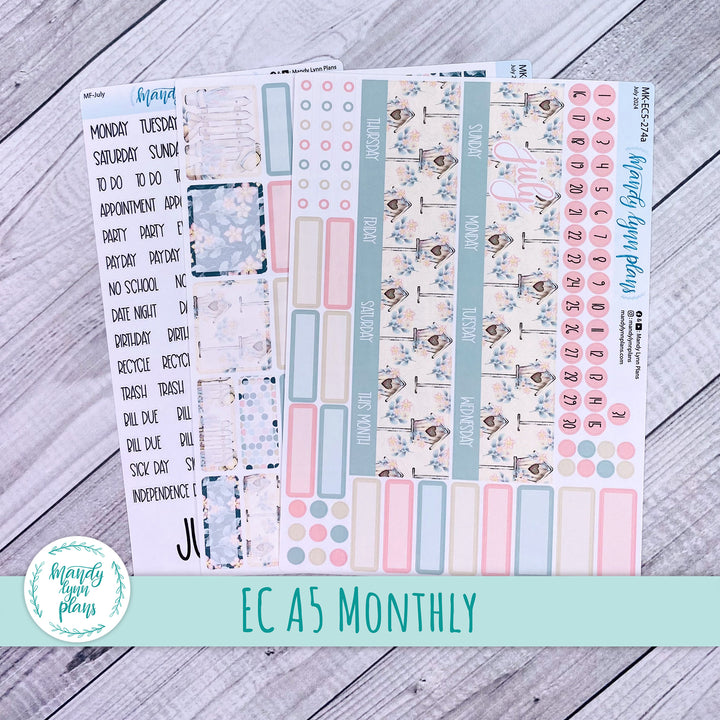 EC A5 July Monthly Kit || Sunny Garden || MK-EC5-274