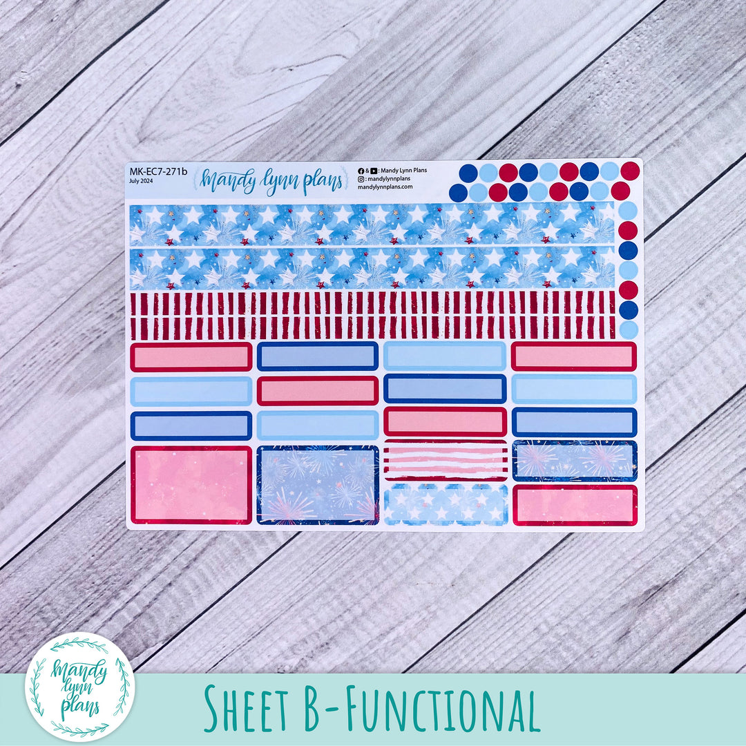 EC 7x9 July Monthly Kit || Stars and Stripes || MK-EC7-271