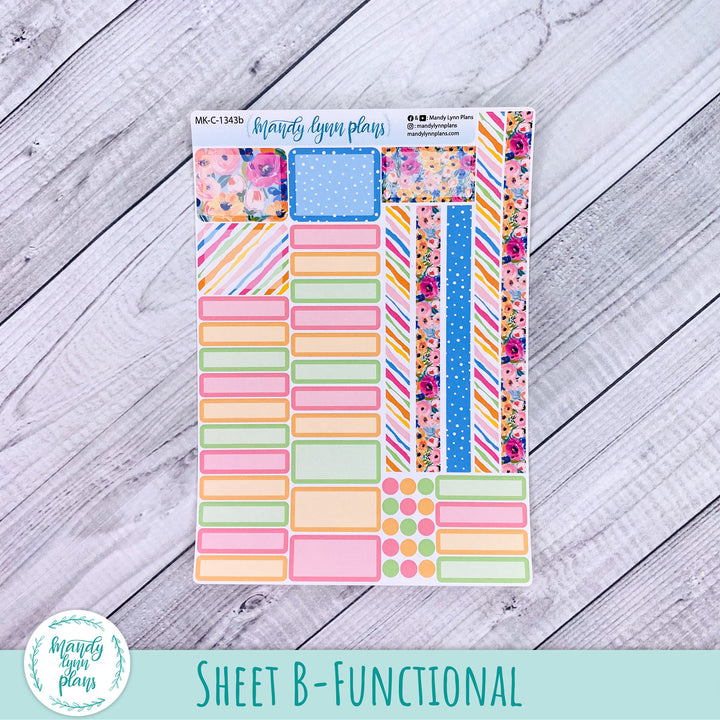 Monthly Kit || Hobonichi Cousin, Weeks, A6 || Ranunculus || 343