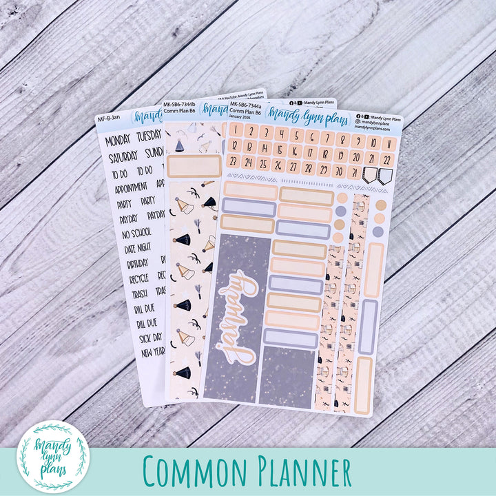 Monthly Kit || Sterling Ink A5, A5 Slim, B6, B6 Slim, N1, N2 Common Planner || Time to Party || 344