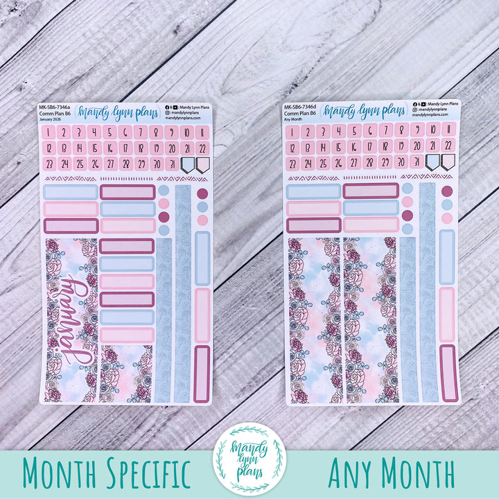 Monthly Kit || Sterling Ink A5, A5 Slim, B6, B6 Slim, N1, N2 Common Planner || Pretty Pastels|| 346