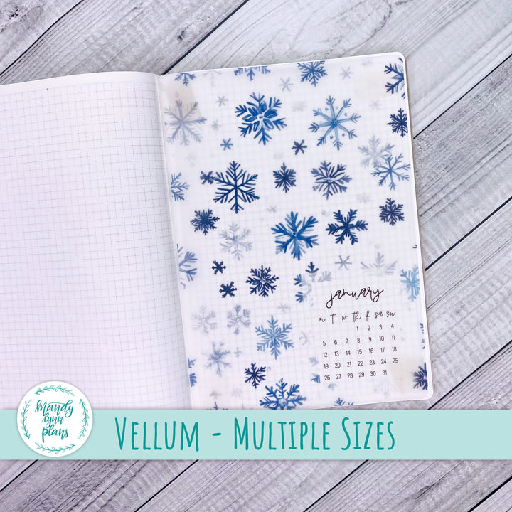 Snowflakes Vellum || 345