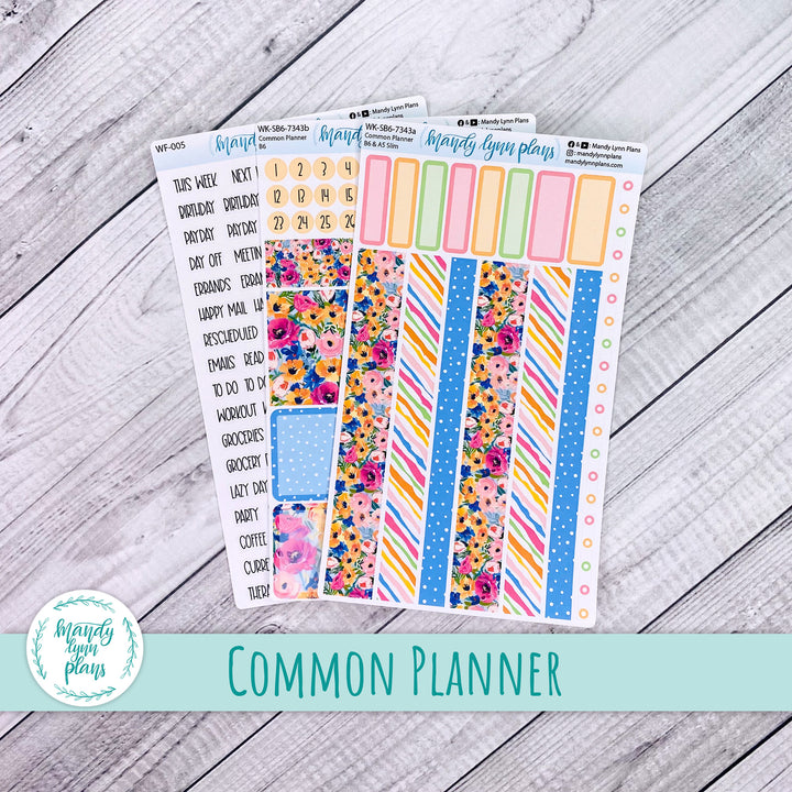 Weekly Kit || Sterling Ink Common Planners || Ranunculus || 343