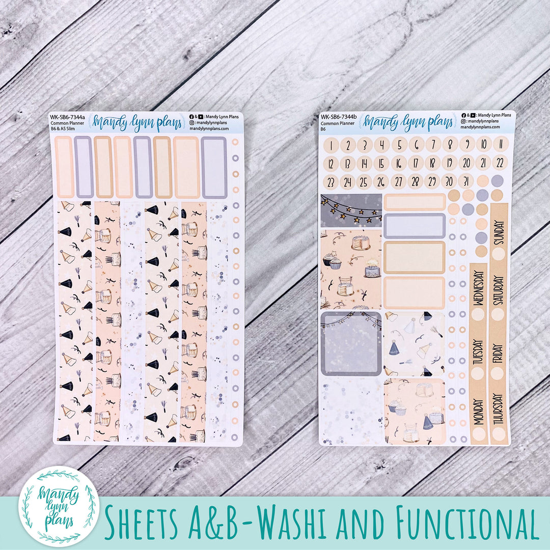 Weekly Kit || Sterling Ink Common Planners || Time to Party || 344