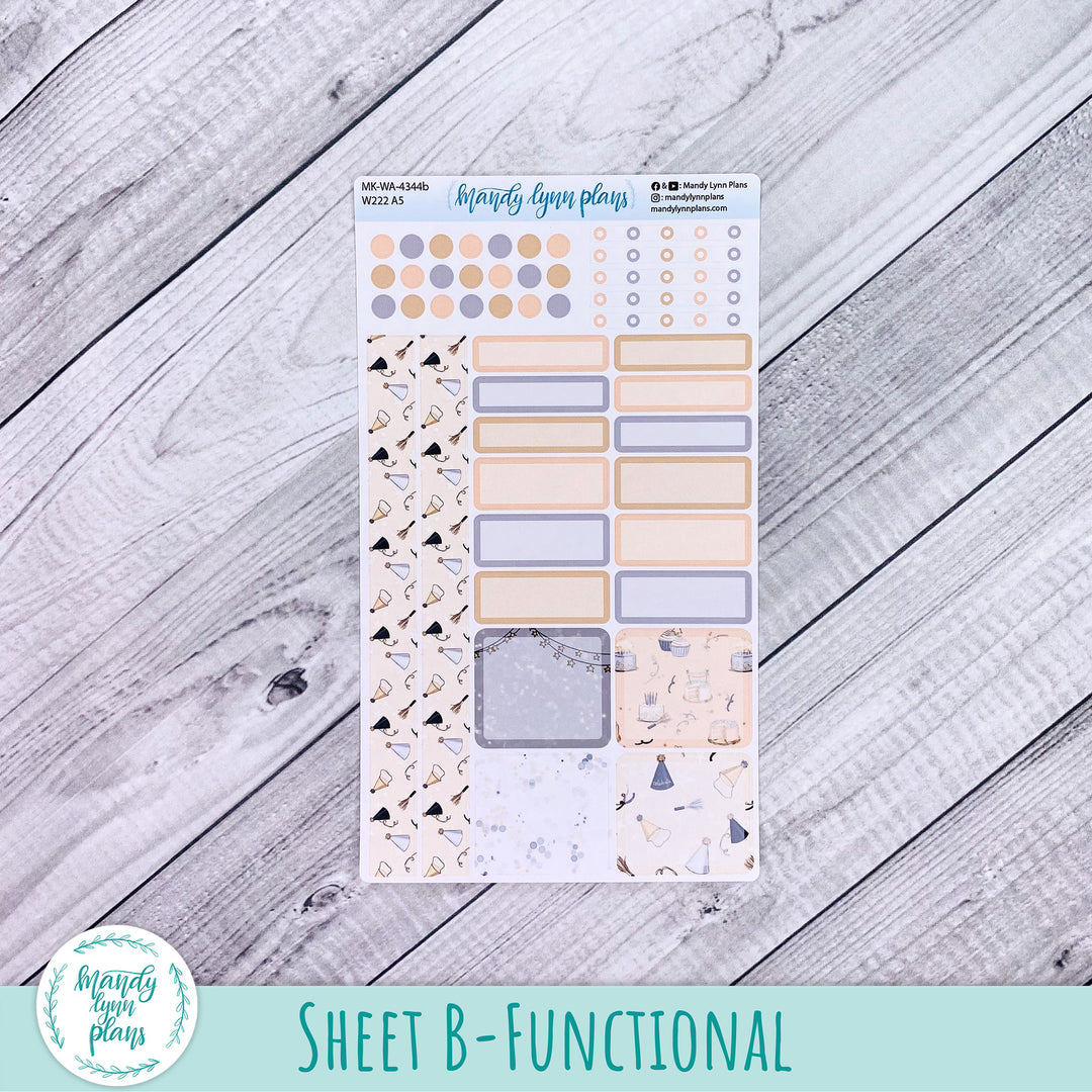 Monthly Kit || Wonderland 222 A5, B6, A6 || Time to Party || 344